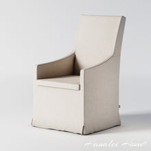 Load image into Gallery viewer, Romeo Dining Chair in Belgium Linen Fabric
